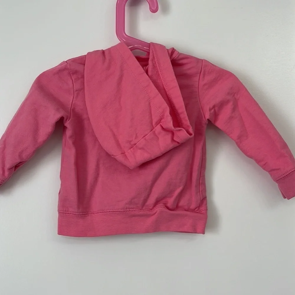 Carter’s pink sweatshirt with Pom Poms